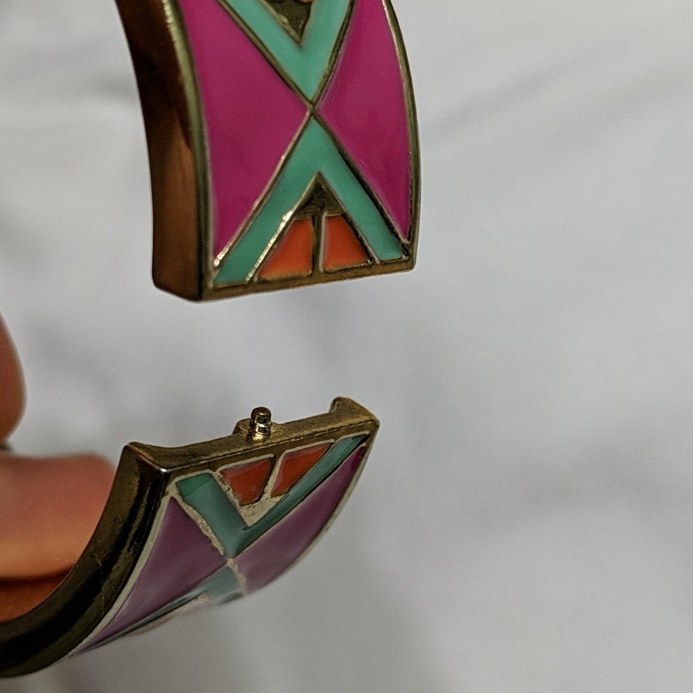 Multicolor Thick Bangle - Picture 2 of 5